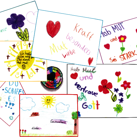 Mutmacherzeichnungen von der Wilhelm-Sattler-Realschule Schweinfurt Mutmacherzeichnungen von der Wilhelm-Sattler-Realschule Schweinfurt